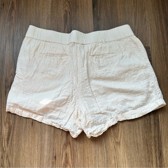 Hatch Maternity The Hallie Shorts 2 Large Ivory Pull-On Comfy Cuff Stretch 3.5” - Picture 2 of 10